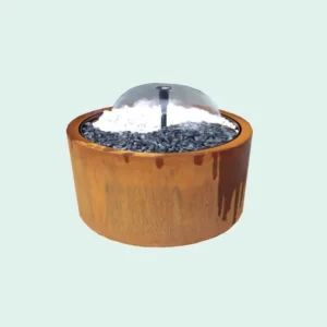 Fontaine ronde Corten