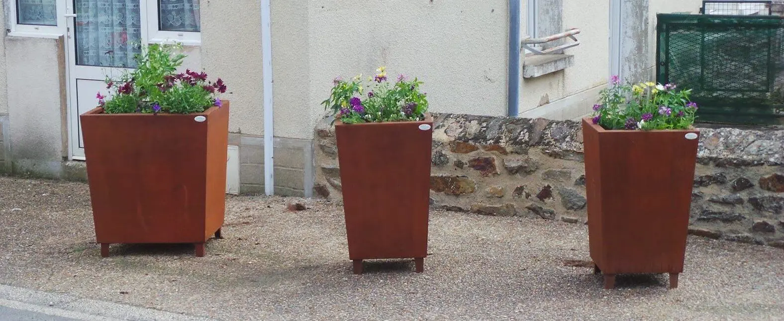 Pots acier Corten