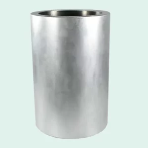 Pot aluminium naturelle poncée