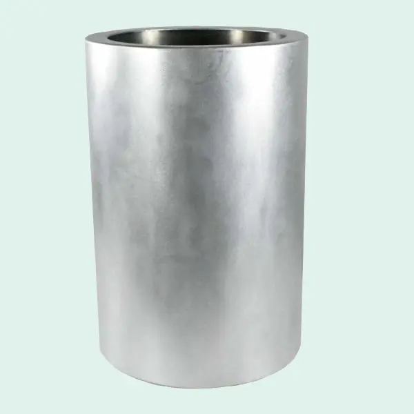 Pot aluminium naturelle poncée