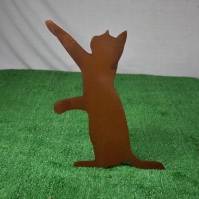 Figurines décoratives à piquer d'animaux en métal pour la décoration des  jardins