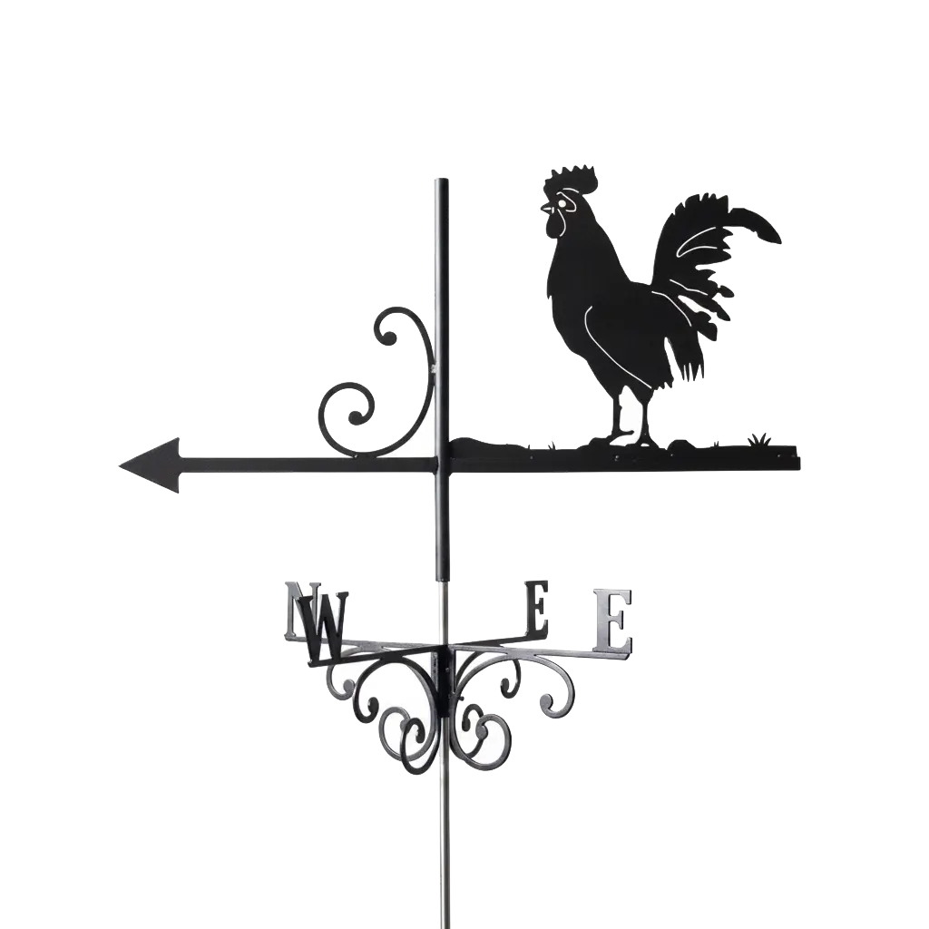 Girouette coq en métal